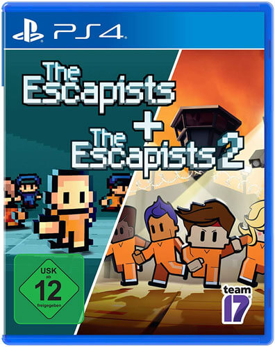 The Escapists + The Escapists 2 box art for Playstation 4